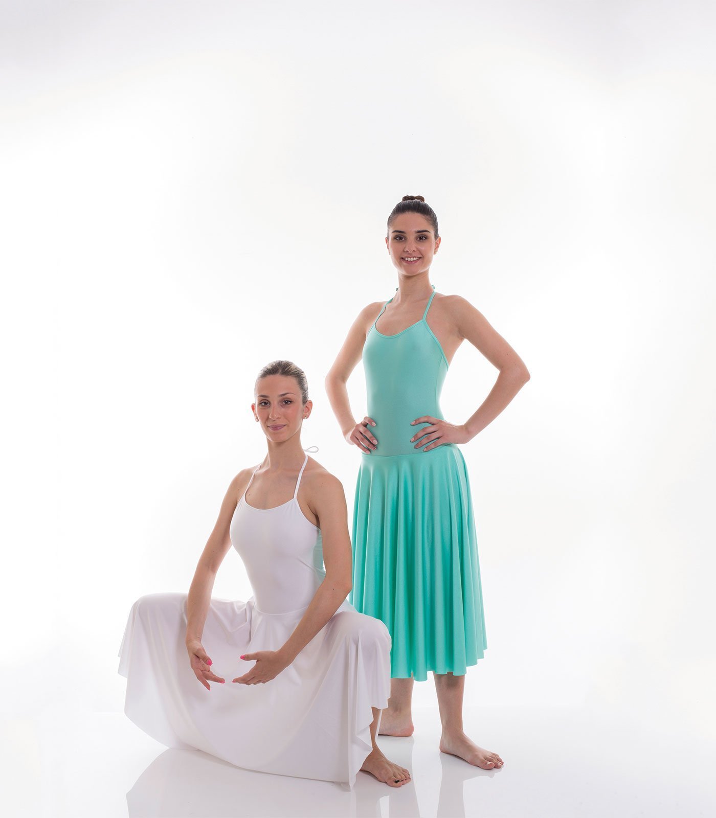 SI-727 Abito Alvin a spallino tutto in lycra - immagine 1