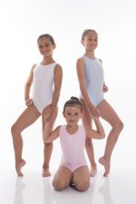 Body base per costumistica spalla larga per bambina