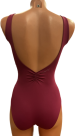 Body Anna in microfibra e inserto tulle, a spalla larga - immagine 3