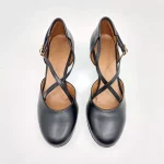 Scarpe da ballo tacco 50 in pelle - immagine 3