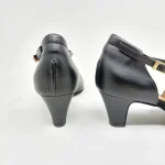 Scarpe da ballo tacco 50 in pelle - immagine 4