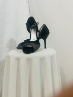 Scarpe da ballo nere tacco 85