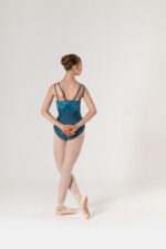 SI 667/D Body in lycra opaca con  inserti  in velluto davanti e dietro - immagine 6