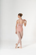 SI 667/D Body in lycra opaca con  inserti  in velluto davanti e dietro - immagine 3