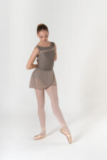 SI 676/D Body in lycra opaca con  inserto davanti e ali dietro in velluto - immagine 5
