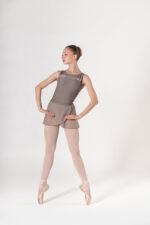 SI 676/D Body in lycra opaca con  inserto davanti e ali dietro in velluto - immagine 8