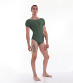 Body uomo lycra opaca army