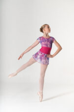 SI 680 Body in lycra con tulle stampato - immagine 3