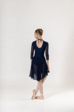 SI 683 Body in lycra con manica a tre quarti in tulle - immagine 4