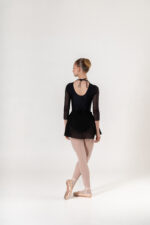 SI 683 Body in lycra con manica a tre quarti in tulle - immagine 8