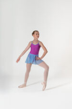 SI 674/D Body in Lycra a spallino sottile e cinturetta a contrasto - immagine 3