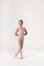 SIB 463 Body in Cotone con inserto in tulle a tono davanti e dietro - immagine 5